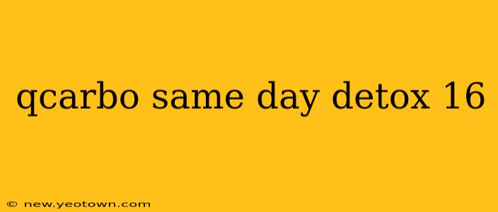 qcarbo same day detox 16