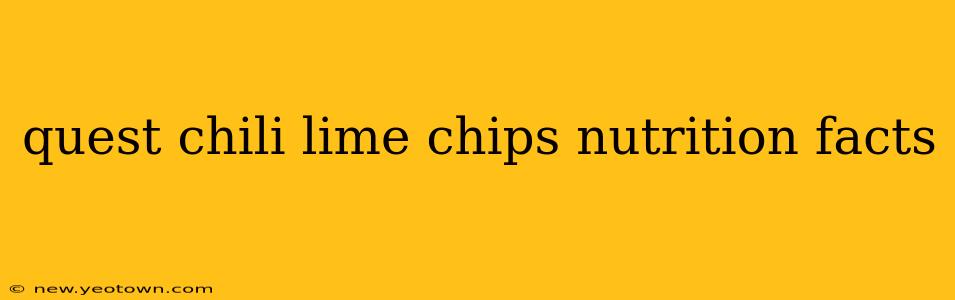 quest chili lime chips nutrition facts