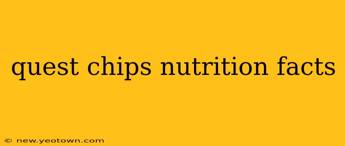 quest chips nutrition facts