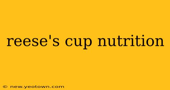 reese's cup nutrition