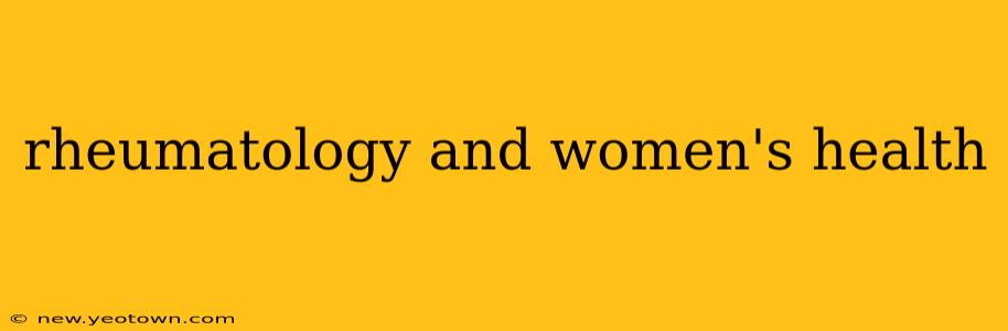 rheumatology and women's health
