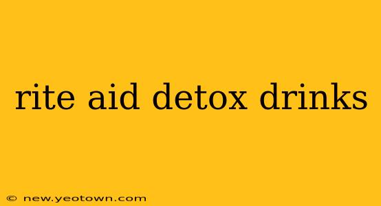 rite aid detox drinks