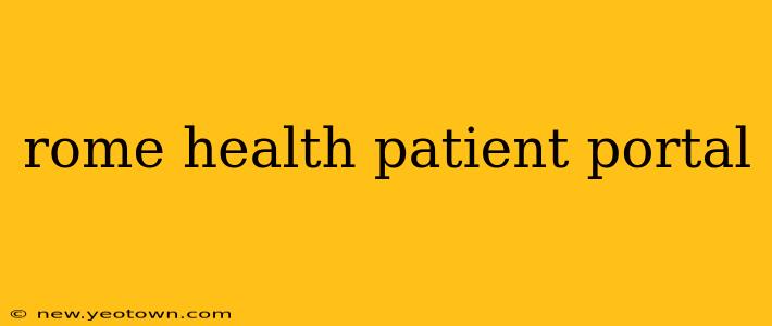 rome health patient portal