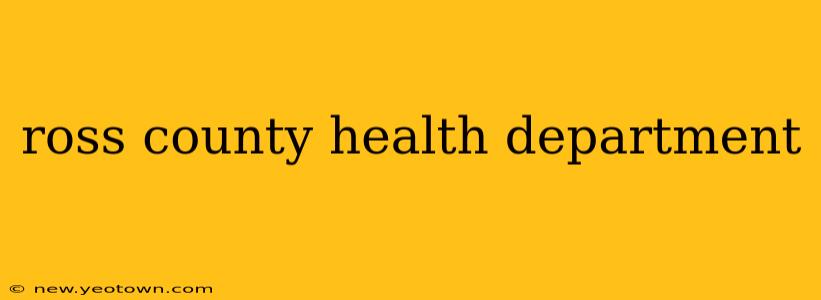 ross county health department