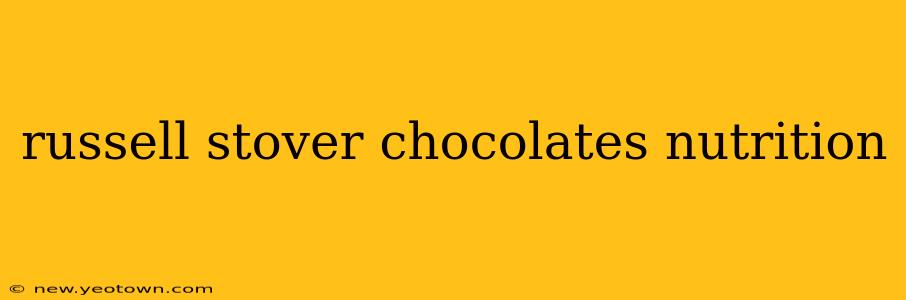 russell stover chocolates nutrition