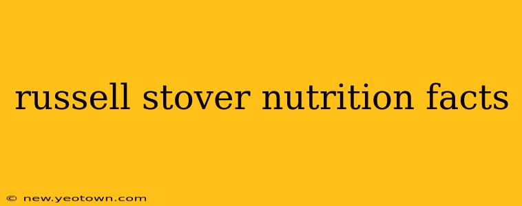 russell stover nutrition facts