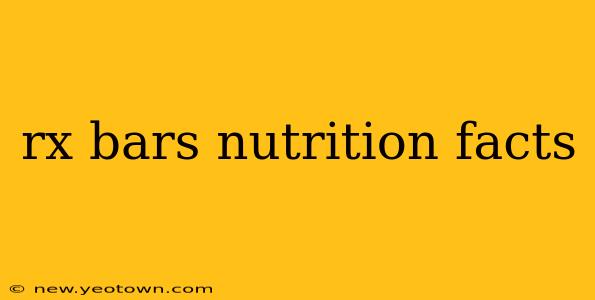 rx bars nutrition facts