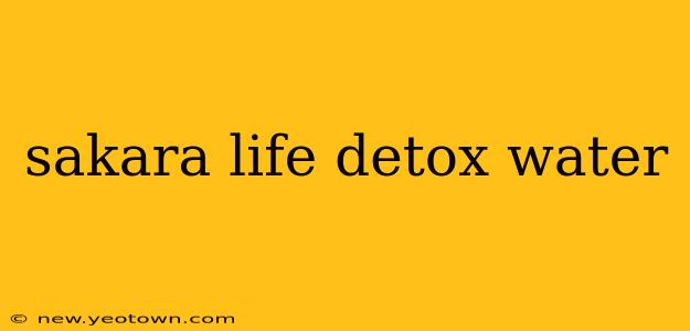 sakara life detox water