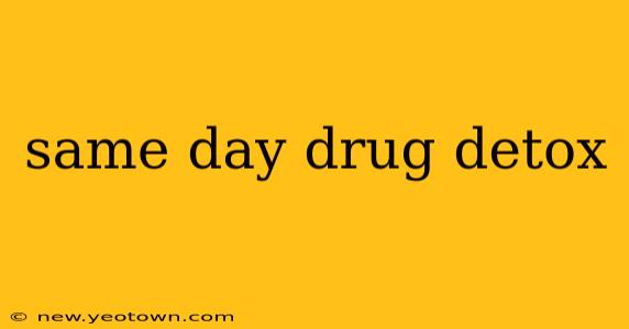 same day drug detox