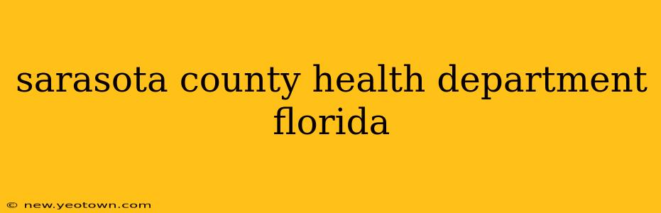 sarasota county health department florida