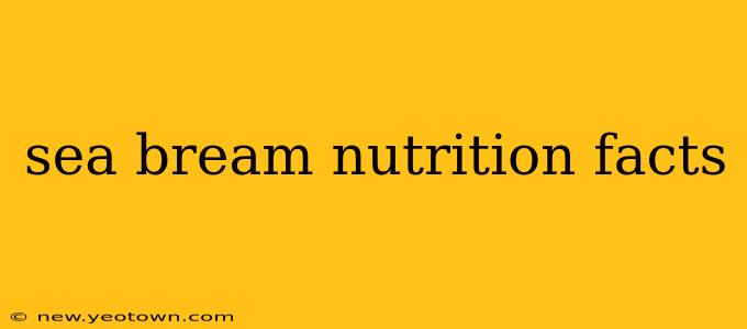 sea bream nutrition facts