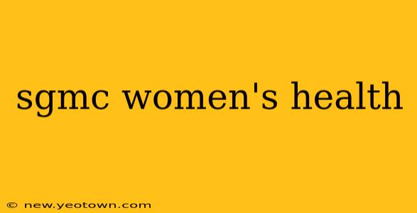 sgmc women's health