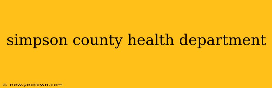 simpson county health department