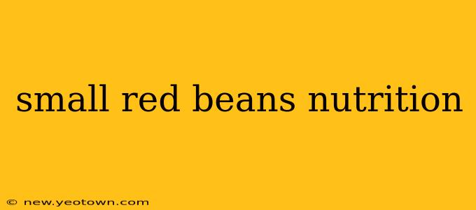 small red beans nutrition