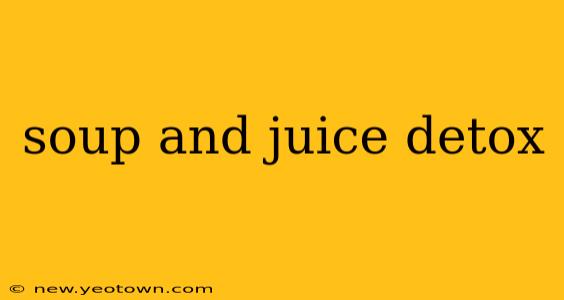soup and juice detox
