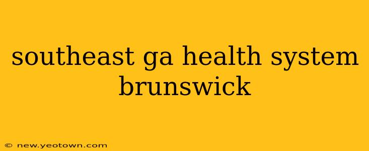 southeast ga health system brunswick