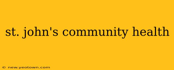 st. john's community health