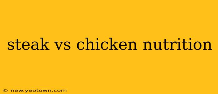 steak vs chicken nutrition