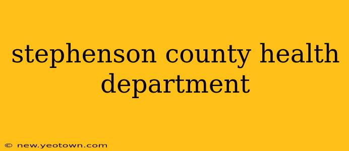 stephenson county health department