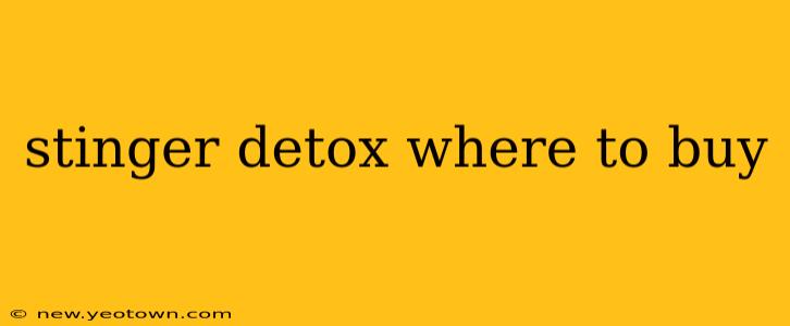 stinger detox where to buy