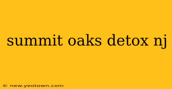 summit oaks detox nj