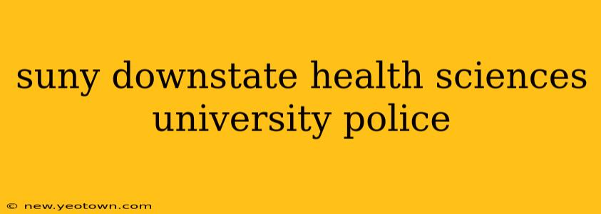 suny downstate health sciences university police