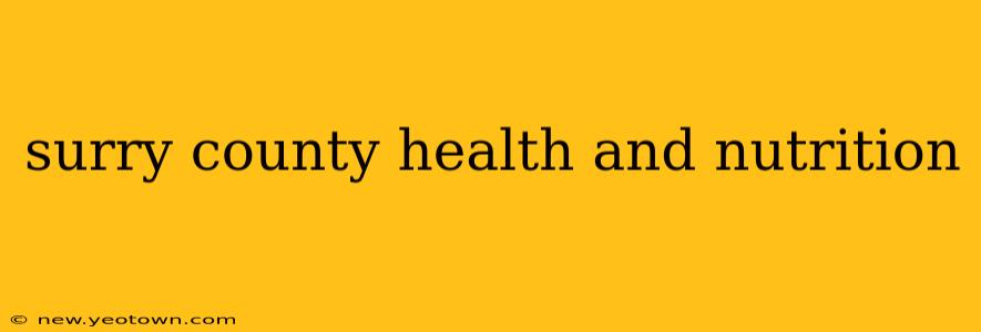 surry county health and nutrition