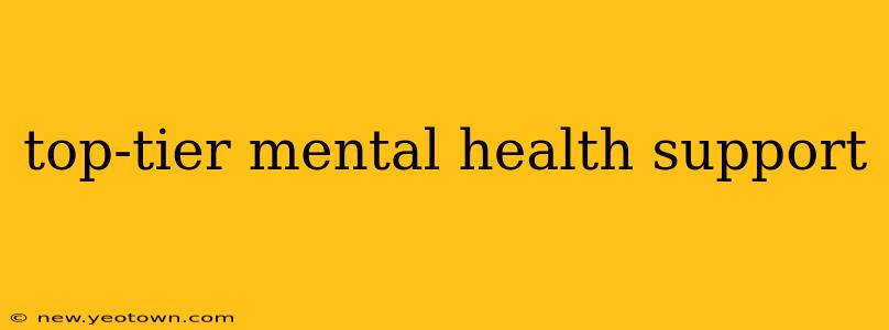 top-tier mental health support
