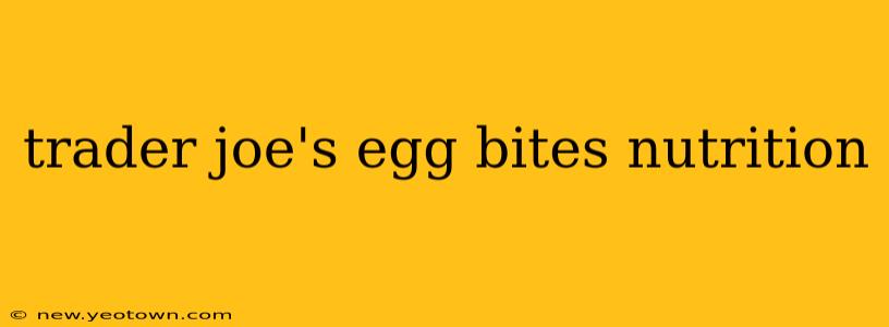 trader joe's egg bites nutrition