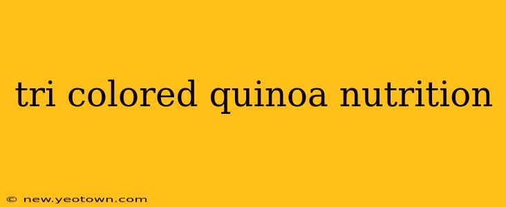 tri colored quinoa nutrition