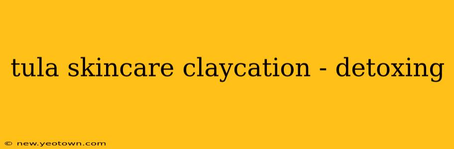 tula skincare claycation - detoxing