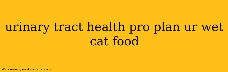 urinary tract health pro plan ur wet cat food