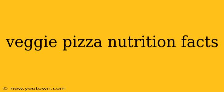 veggie pizza nutrition facts