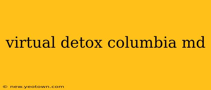 virtual detox columbia md