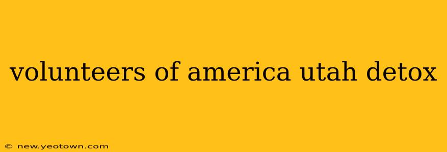 volunteers of america utah detox