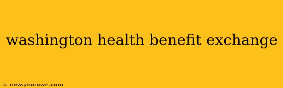 washington health benefit exchange