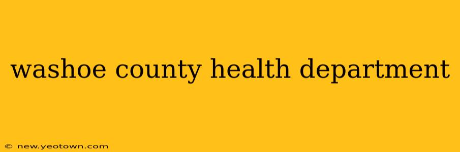 washoe county health department