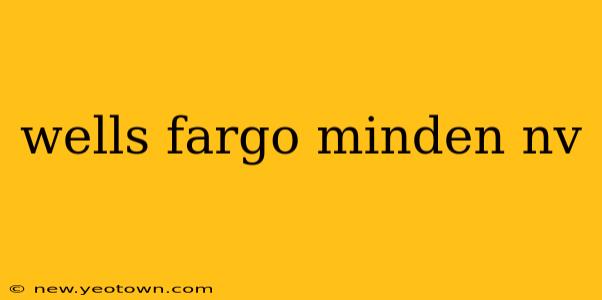 wells fargo minden nv