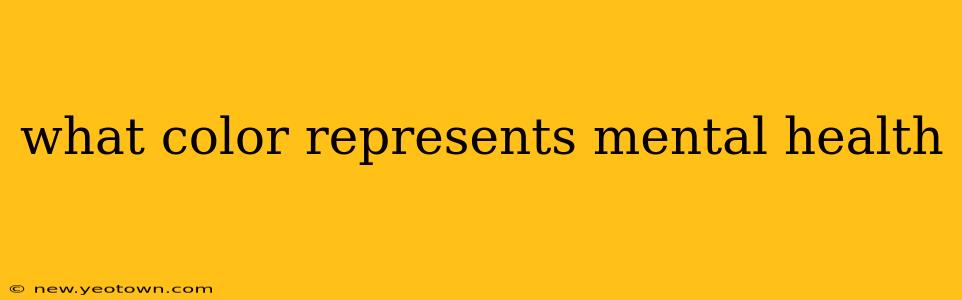 what color represents mental health