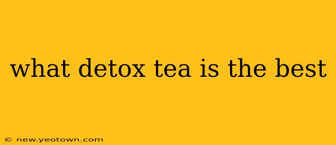 what detox tea is the best