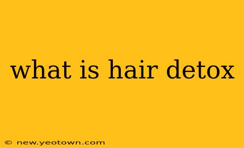 what is hair detox