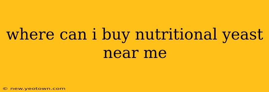 where can i buy nutritional yeast near me