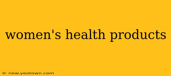 women's health products