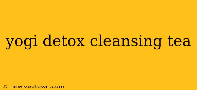yogi detox cleansing tea
