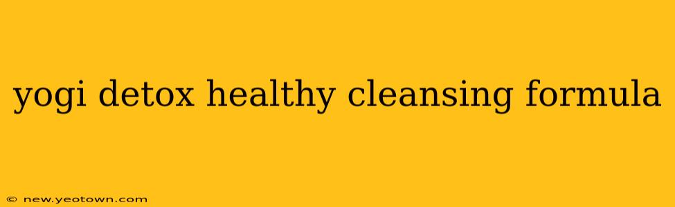 yogi detox healthy cleansing formula