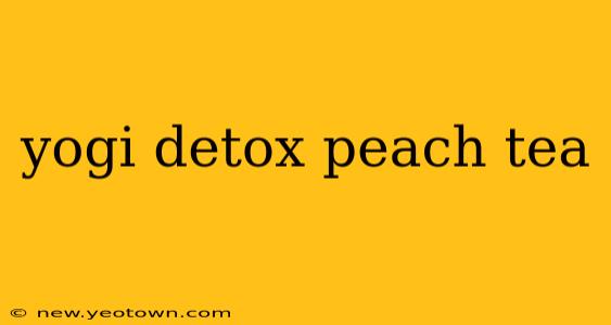 yogi detox peach tea