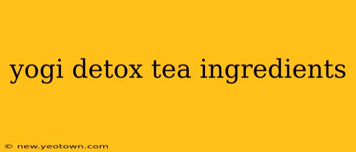 yogi detox tea ingredients