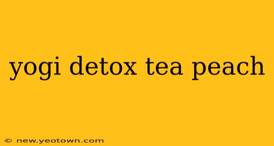 yogi detox tea peach