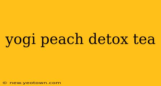 yogi peach detox tea