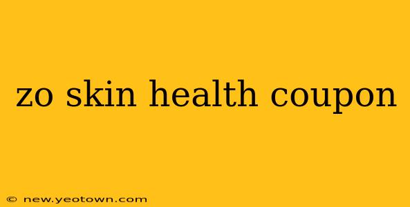 zo skin health coupon